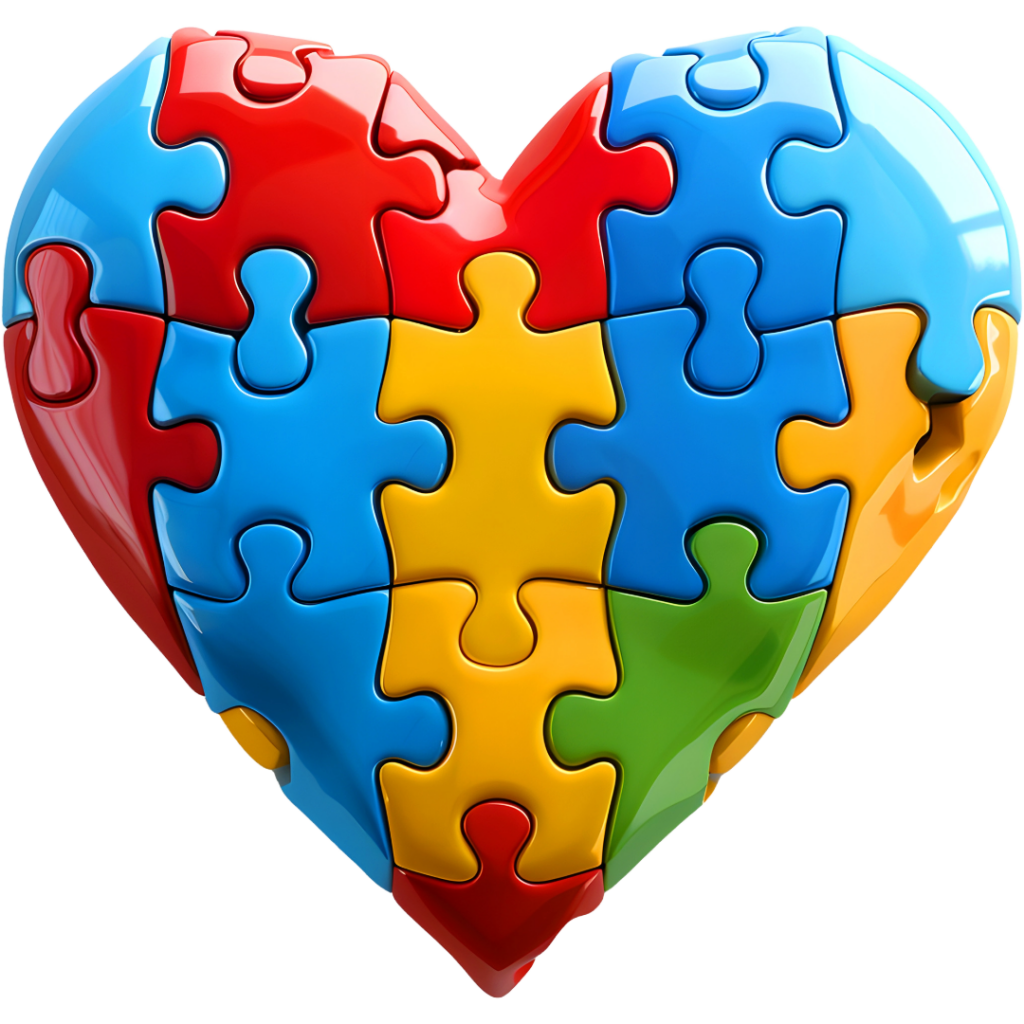 autism awareness puzzle heart